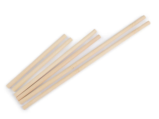 Attēls ar Bambusa kociņi makramē (20–30 cm) – pieejams Šarlotes audumi