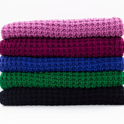 Image du tricot épais 100 % coton - bordeaux 615 g/m² – disponible chez Šarlotes audumi