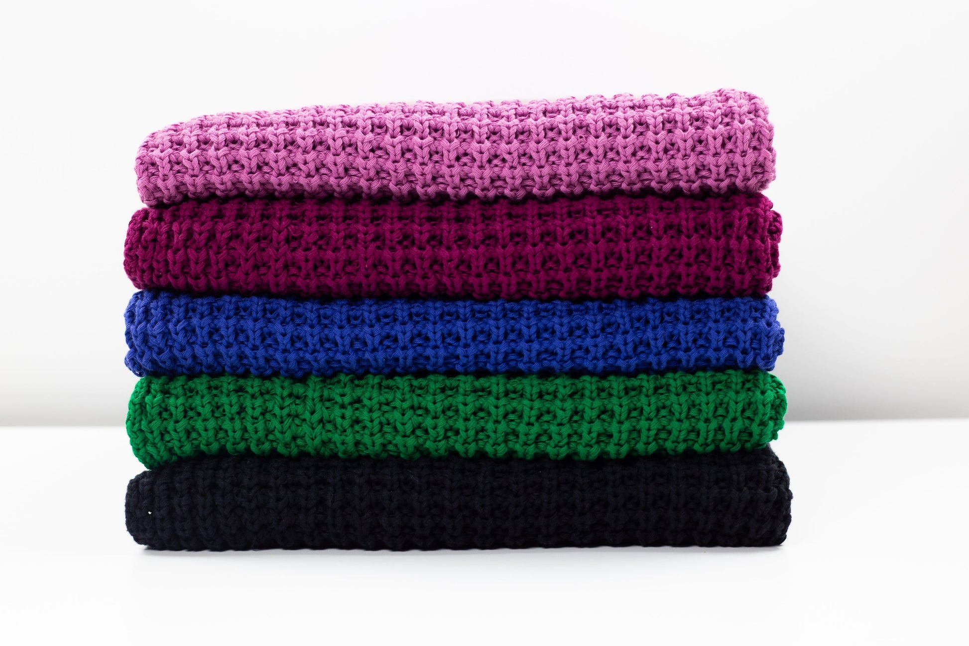 Attēls ar Biezs 100 % kokvilnas adījums - rozā 615 g/m² – pieejams Šarlotes audumi