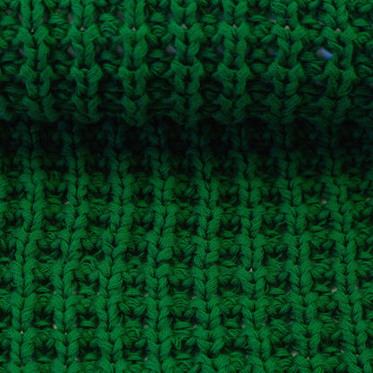 Image d'un tricot épais 100 % coton - vert 615 g/m² – disponible chez Šarlotes audumi