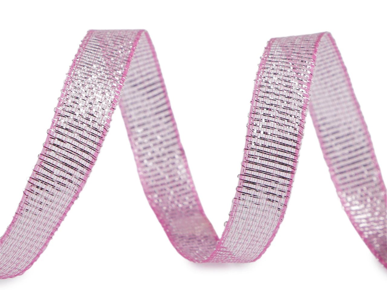 Attēls ar Brokāta lente ar lureksu | 10 mm platumā,10 m iepakojums | dažādu toņu – pieejams Šarlotes audumi