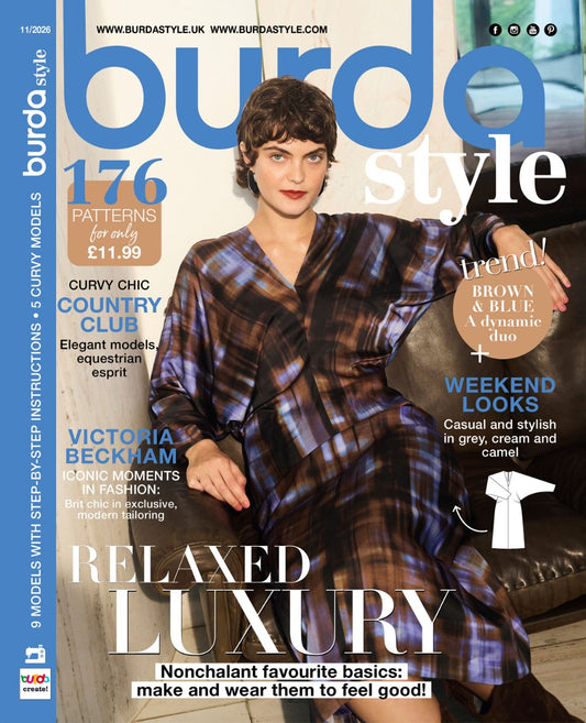Burda Style 11/2026 – siuvimo žurnalas su iškarpomis | 2026 m. lapkritis
