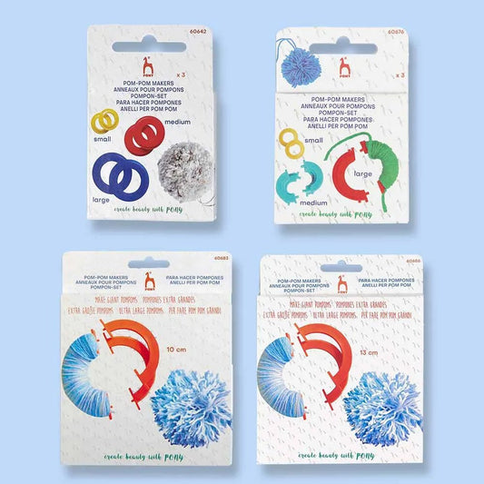 Attēls ar Bumbulīšu pom - pom veidotājs Pony | dažādu izmēru – pieejams Šarlotes audumi