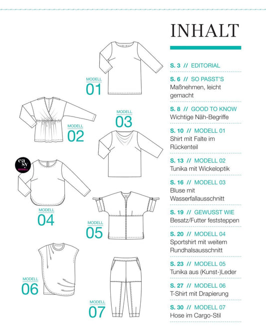 Attēls ar Burda Curvy žurnāls 1/2026 – piegrieztnes izmēriem 44–52 | Šūšanas žurnāls vācu valodā – pieejams Šarlotes audumi
