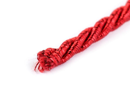 Image de corde décorative avec lurex Ø3 mm – disponible chez Šarlotes audumi