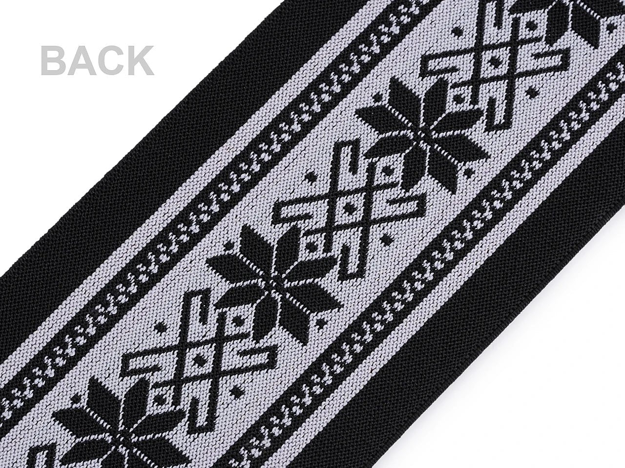 Attēls ar Dekoratīvā elastīgā lente 10 cm – pieejams Šarlotes audumi