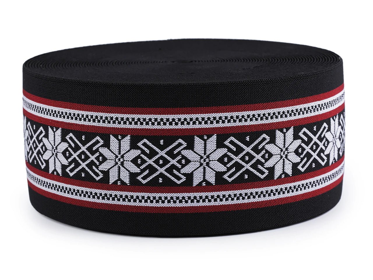 Attēls ar Dekoratīvā elastīgā lente 10 cm – pieejams Šarlotes audumi