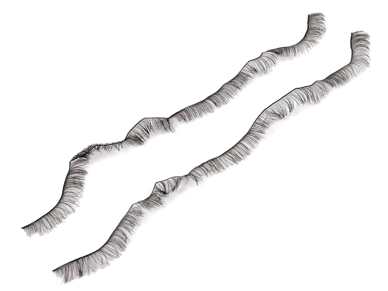 Image of decorative eyelashes for toys and dolls, dark brown – available at Charlotte's Fabrics