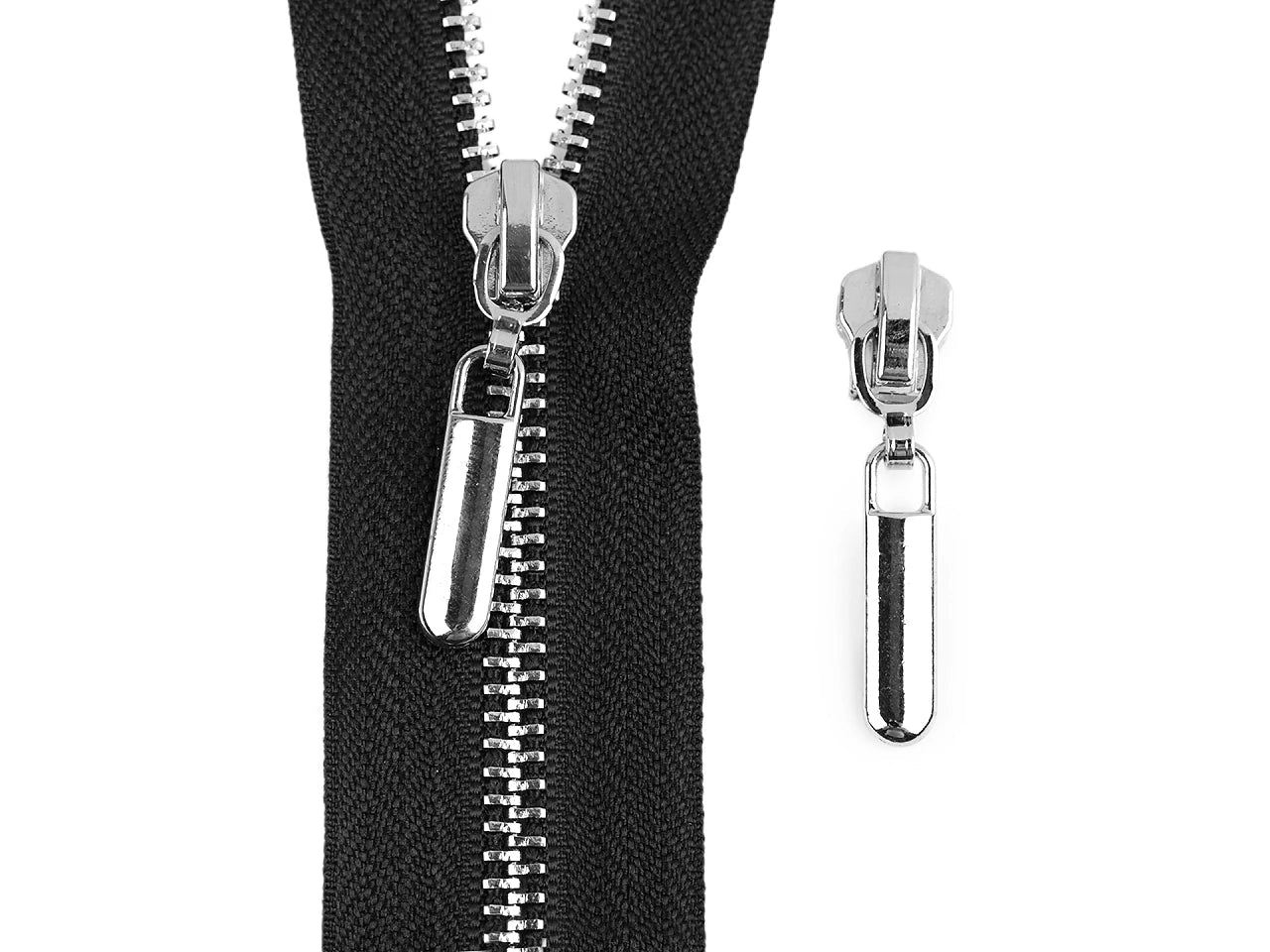 Attēls ar Dekoratīvs slīdnis,kugītis metāla rāvējslēdzējam Nr.5 – pieejams Šarlotes audumi