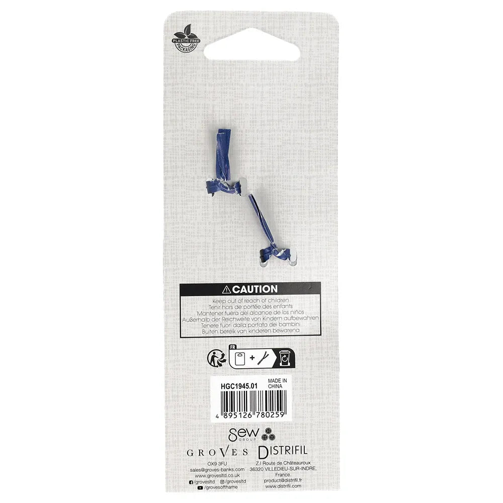 Attēls ar Diegu šķērītes ar ziedu rakstu, zilas, 10 cm Hobby Gift – pieejams Šarlotes audumi