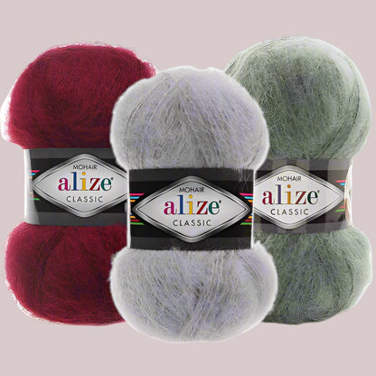 Alize MOHAIR CLASSIC yarn - 200 m 100g