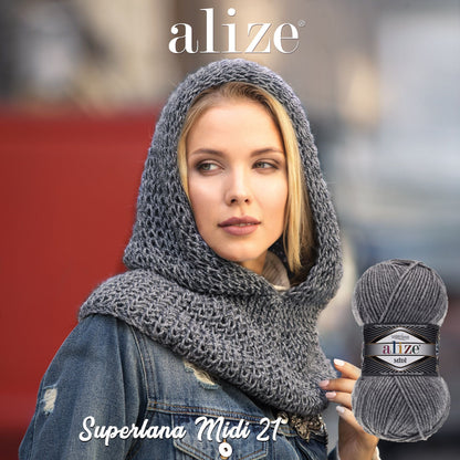 Alize SUPERLANA MIDI yarn - 170 m 100g
