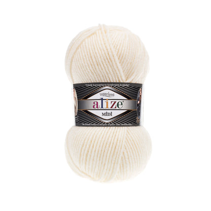 Alize SUPERLANA MIDI yarn - 170 m 100g