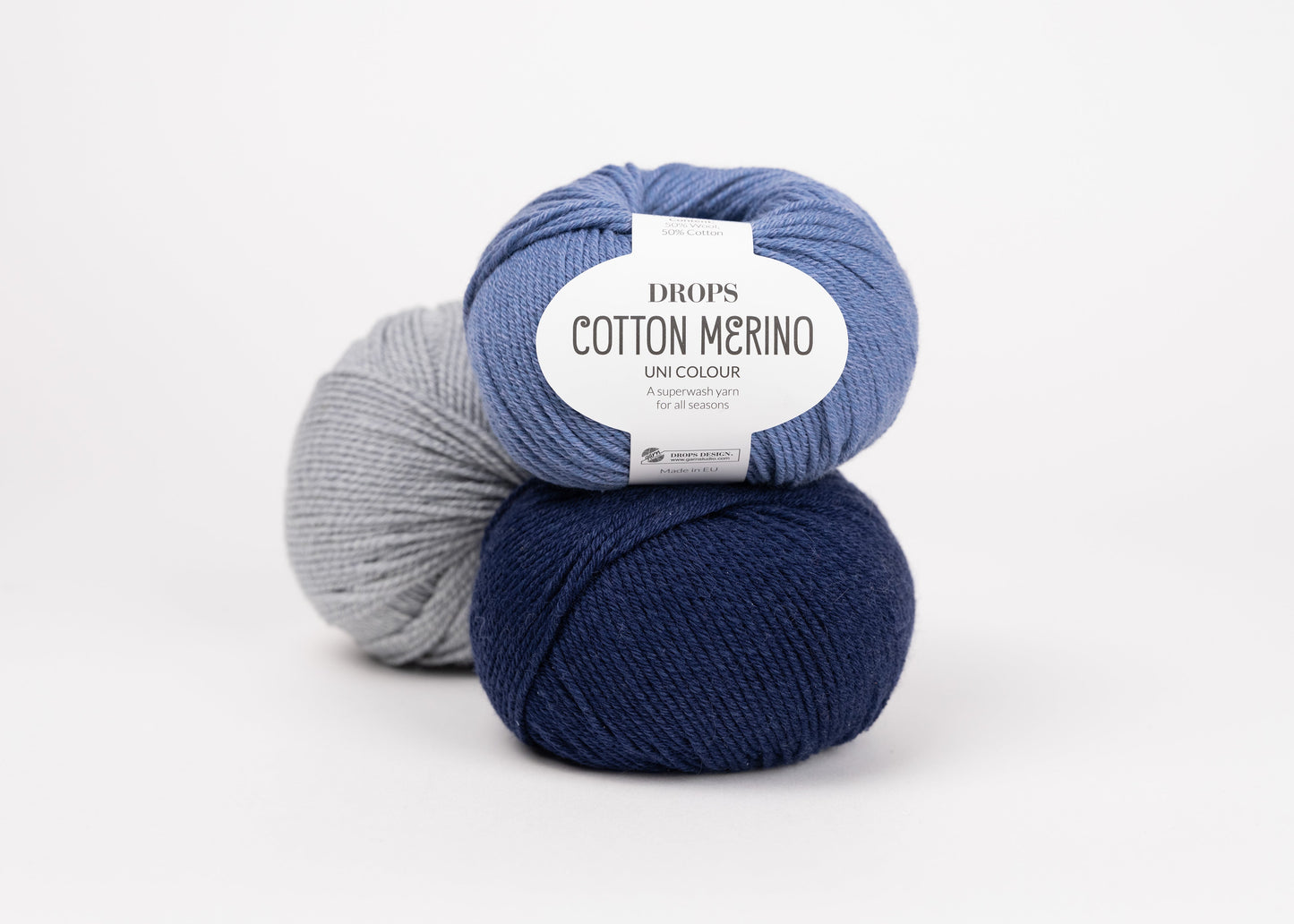 Attēls ar Dzija DROPS Cotton Merino – 50 g / 110 m – pieejams Šarlotes audumi