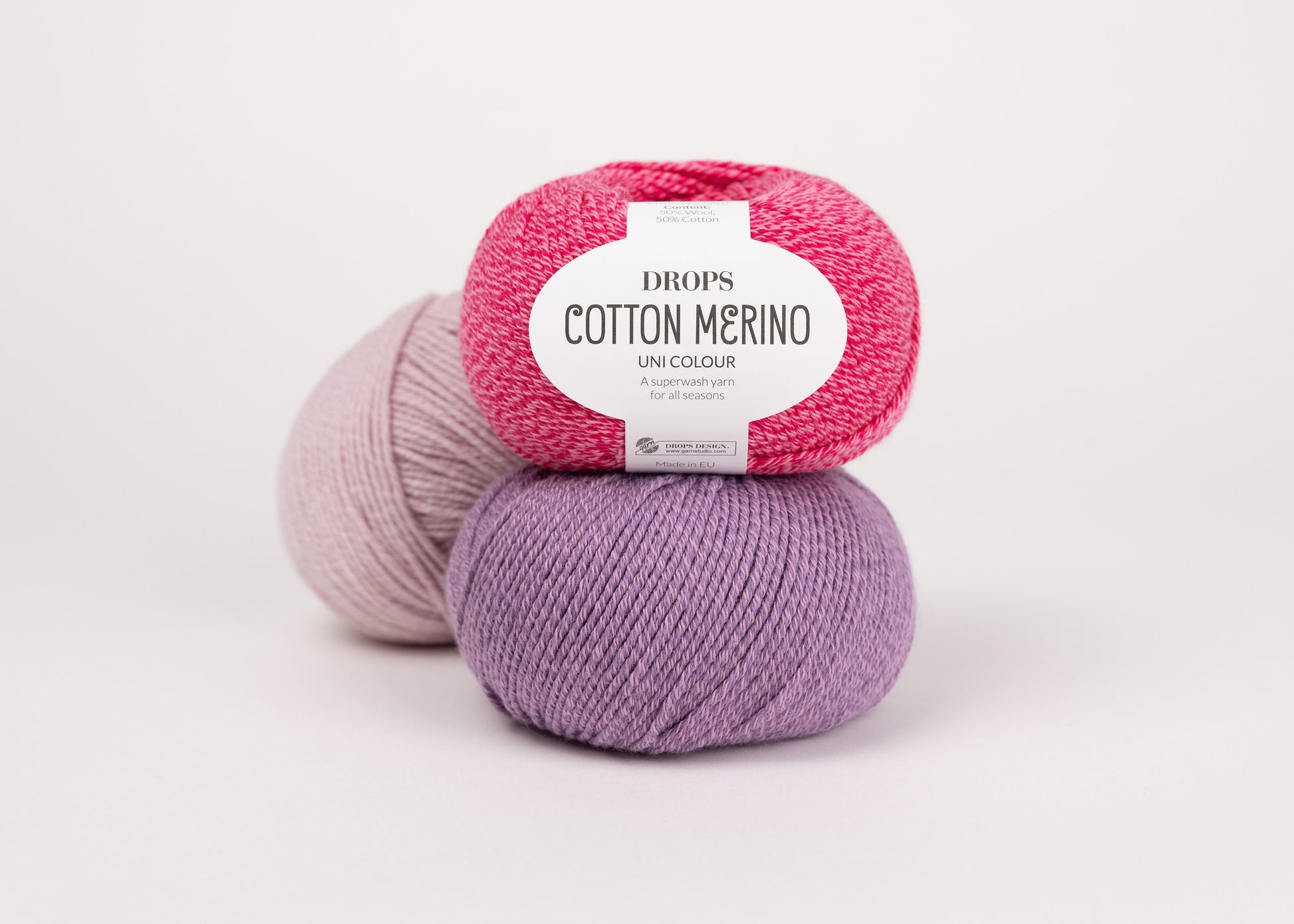 Attēls ar Dzija DROPS Cotton Merino – 50 g / 110 m – pieejams Šarlotes audumi