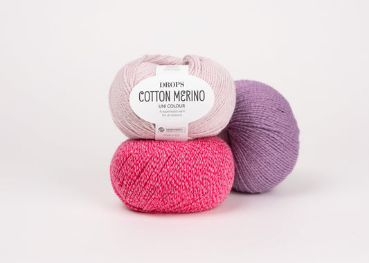 Attēls ar Dzija DROPS Cotton Merino – 50 g / 110 m – pieejams Šarlotes audumi