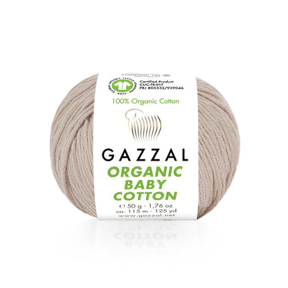 Fil GAZZAL ORGANIC BABY COTTON - 115 m 50 g