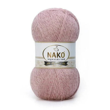 Dzija NAKO ANGORA LUKS SIMLI ar mirdzumu - 550m 100g