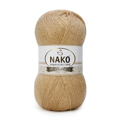 Dzija NAKO ANGORA LUKS SIMLI ar mirdzumu - 550m 100g