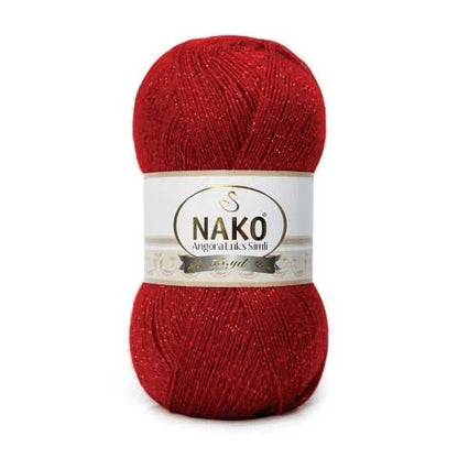 Dzija NAKO ANGORA LUKS SIMLI ar mirdzumu - 550m 100g