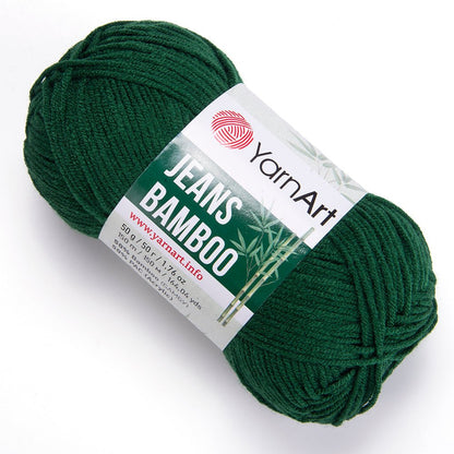 Yarn Art Jeans Bamboo yarn - green 150 m 50g #139