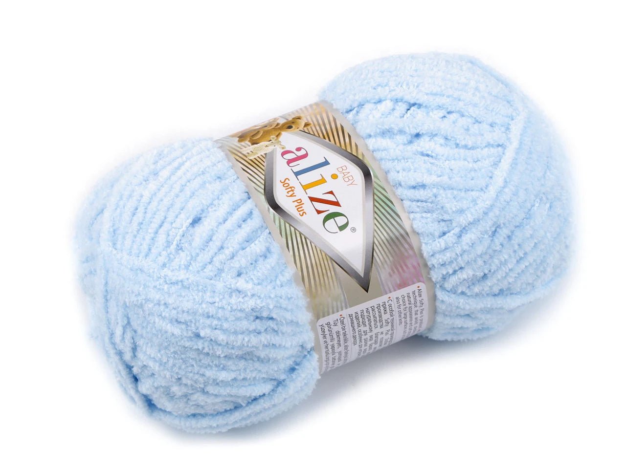 Paveikslėlis su Alize Softy Plus siūlais 100g / 120m – parduodama Šarlotes audiniuose