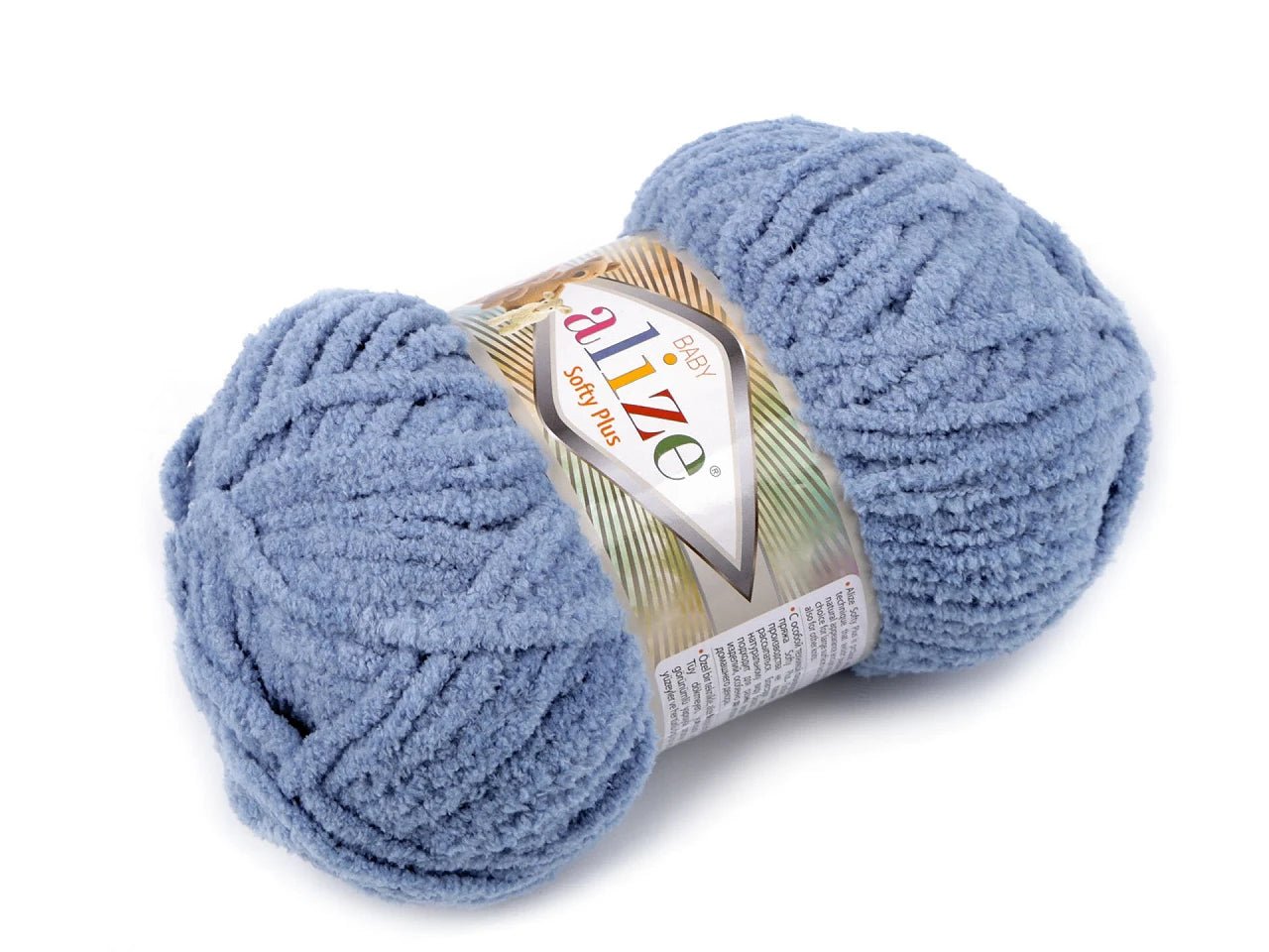 Nuotrauka su Alize Softy Plus siūlais 100g / 120m – galima įsigyti Šarlotes audiniuose
