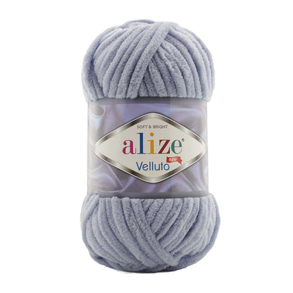 Image of Alize Velluto yarn - 100g / 68m – available at Šarlotes audumi