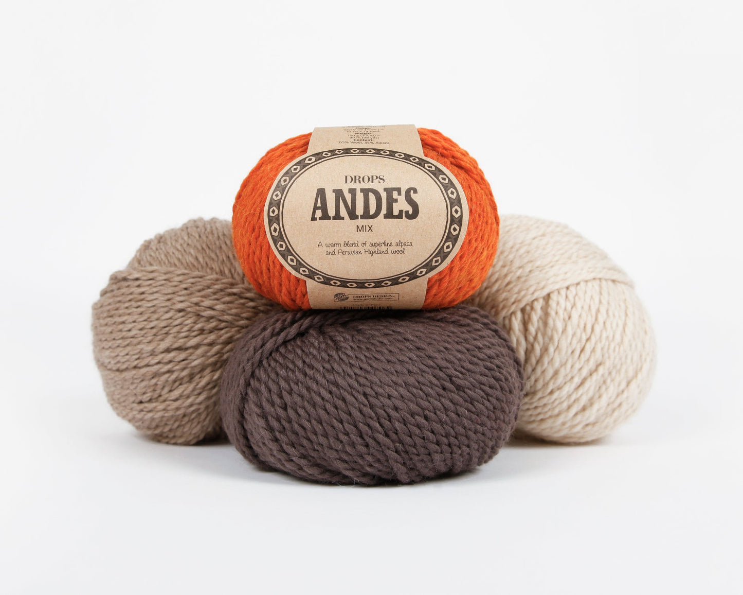 Attēls ar Dzijas DROPS Andes - 100 g / 90 m – pieejams Šarlotes audumi