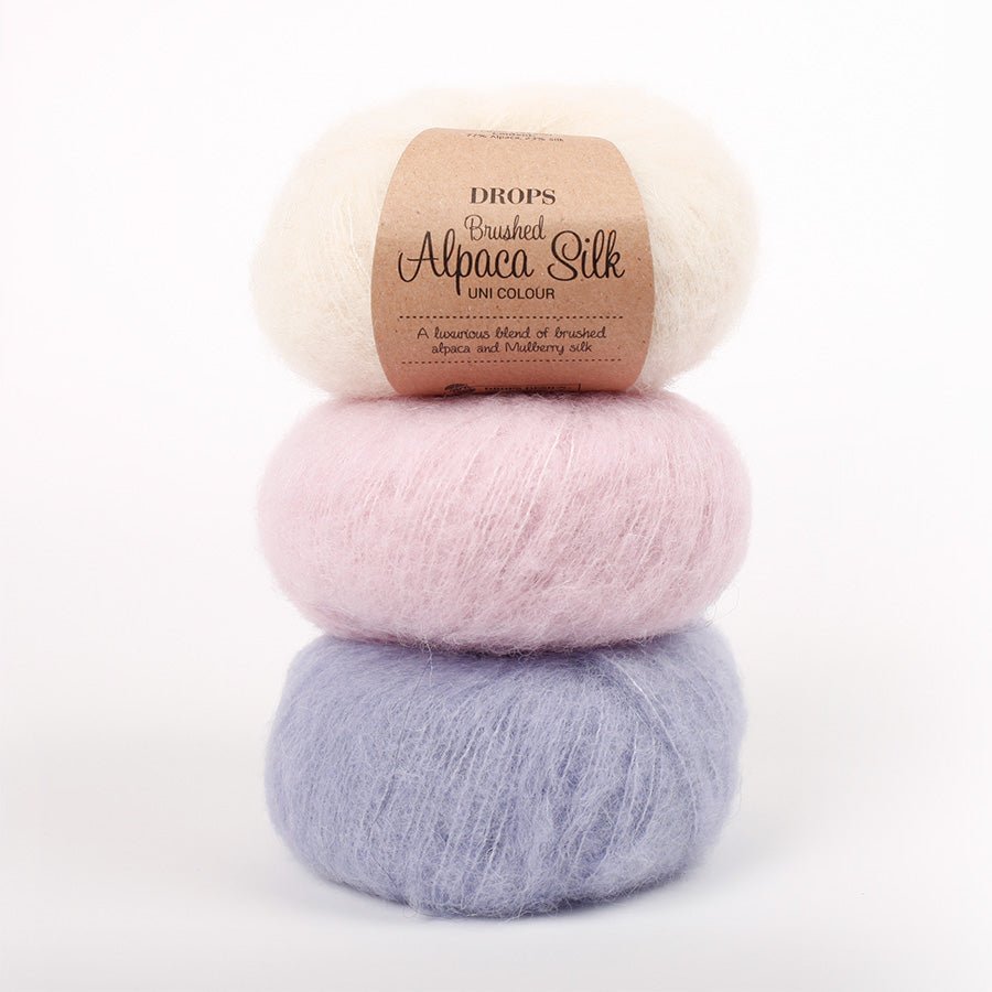 Attēls ar Dzijas DROPS Brushed Alpaca Silk - 25 g / 140 m – pieejams Šarlotes audumi