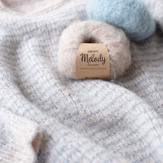 DROPS Melody siūlų nuotrauka – 50 g / 140 m – galima įsigyti internetu „Šarlotes audumi“