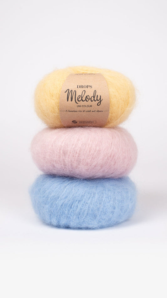 DROPS Melody siūlų nuotrauka – 50 g / 140 m – galima įsigyti internetu „Šarlotes audumi“