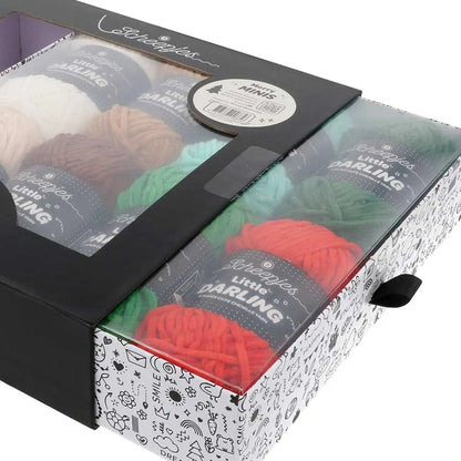 Image du lot de fils Scheepjes Little Darling, assortiment de couleurs 8×25 g – Farm Friends 24665 – disponible chez Šarlotes audumi