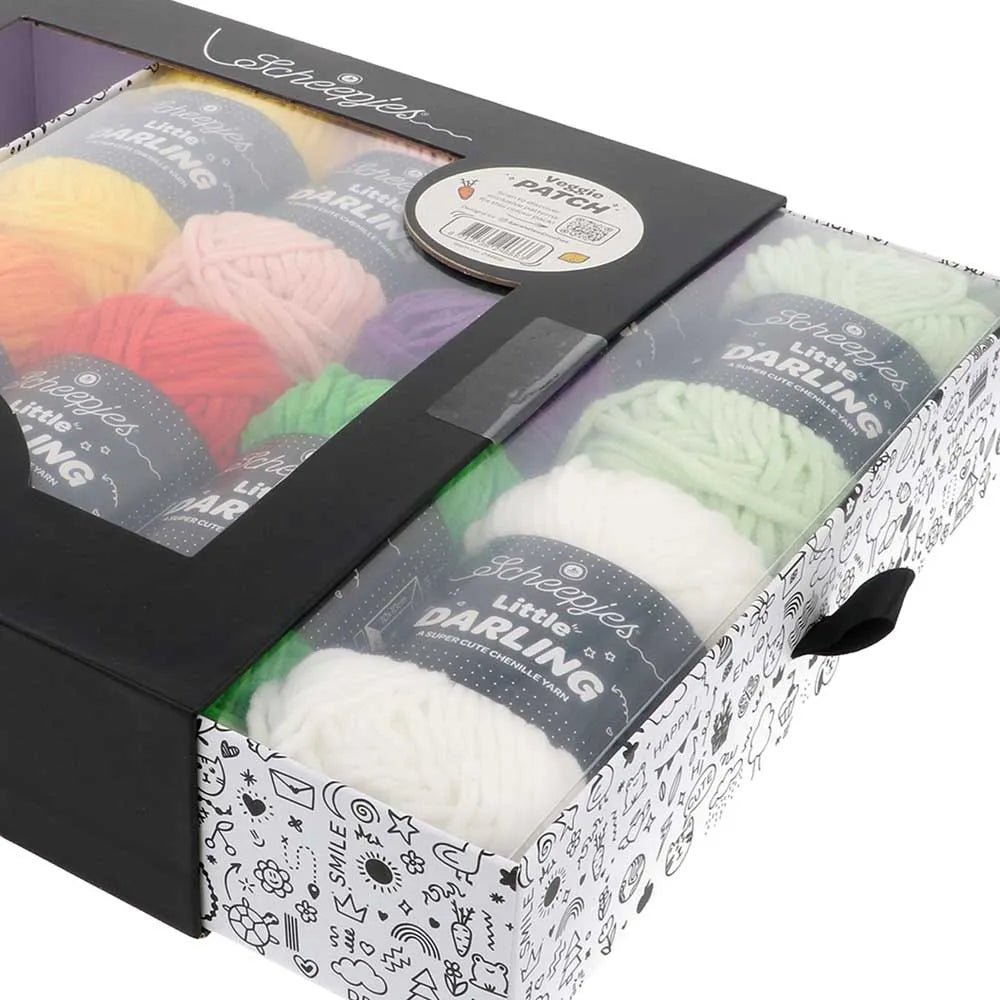 Attēls ar Dzijas komplekts Scheepjes Little Darling krāsu komplekts 8×25g – Farm Friends 24666 – pieejams Šarlotes audumi