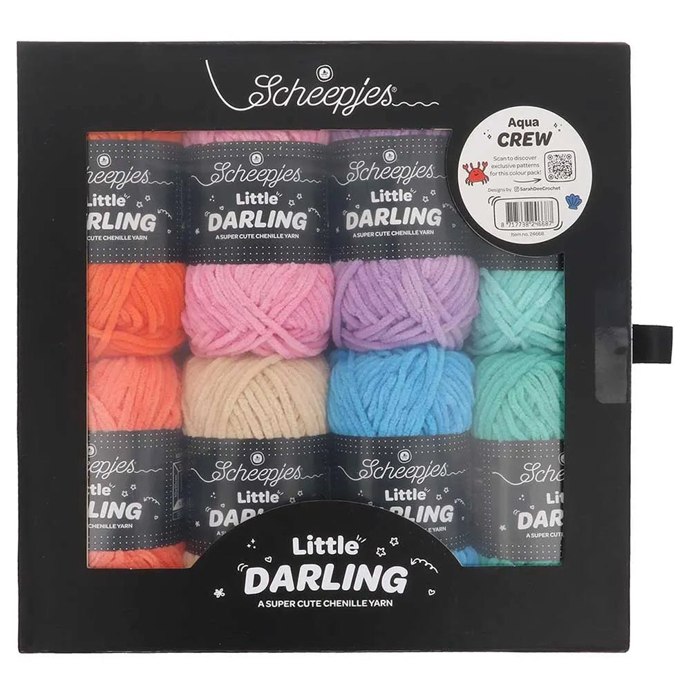 Attēls ar Dzijas komplekts Scheepjes Little Darling krāsu komplekts 8×25g – Farm Friends 24668 – pieejams Šarlotes audumi
