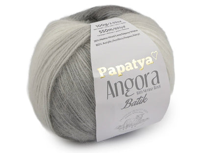 Image of Papatya Angora Batik yarn 100g / 550m – available at Charlotte's Fabrics
