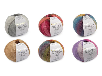 Image of Dzijas Papatya Angora Batik 100g / 550m – available at Šarlotes audumi