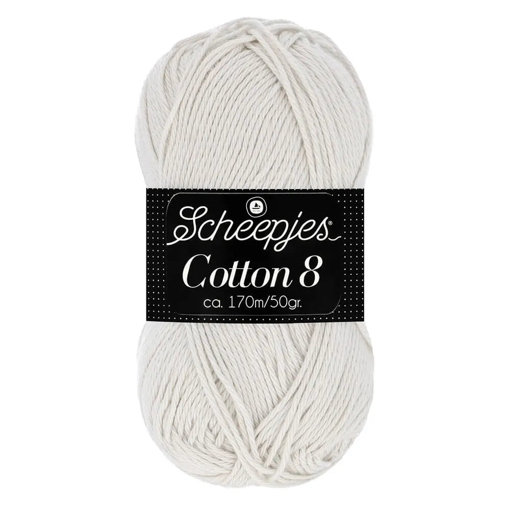 Nuotrauka su Scheepjes Cotton siūlais – 50 g / 170 m – galima įsigyti Šarlotės audiniuose