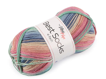 Attēls ar Dzijas Vlna Hep Best Socks - 100g / 420m – pieejams Šarlotes audumi