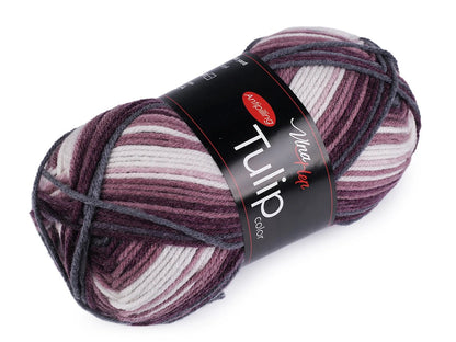 Image de fil Vlna Hep Tulip color - 100g / 170 m – disponible chez Šarlotes audumi