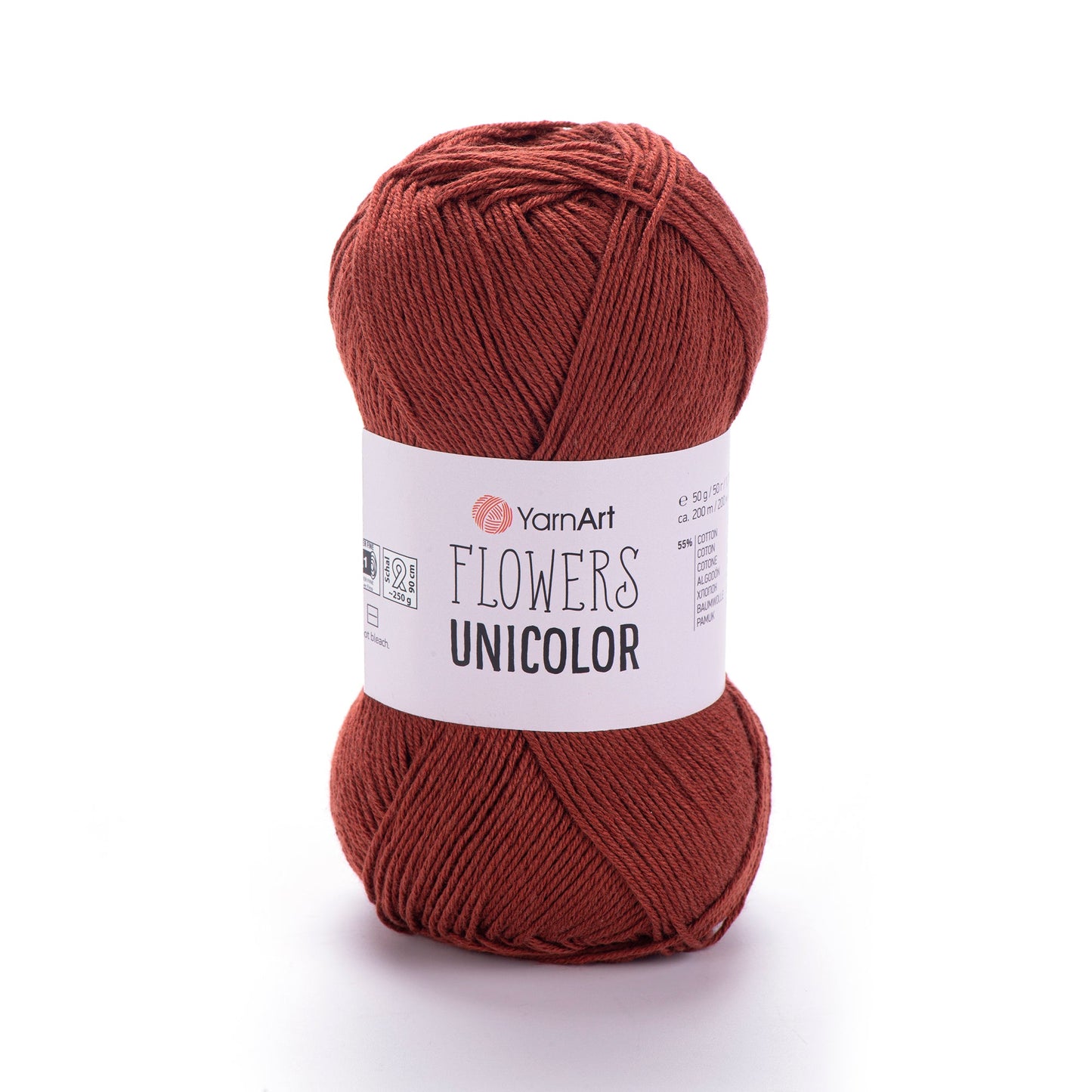 Attēls ar Dzijas YarnArt Flowers unicolor - 50g / 200m – pieejams Šarlotes audumi