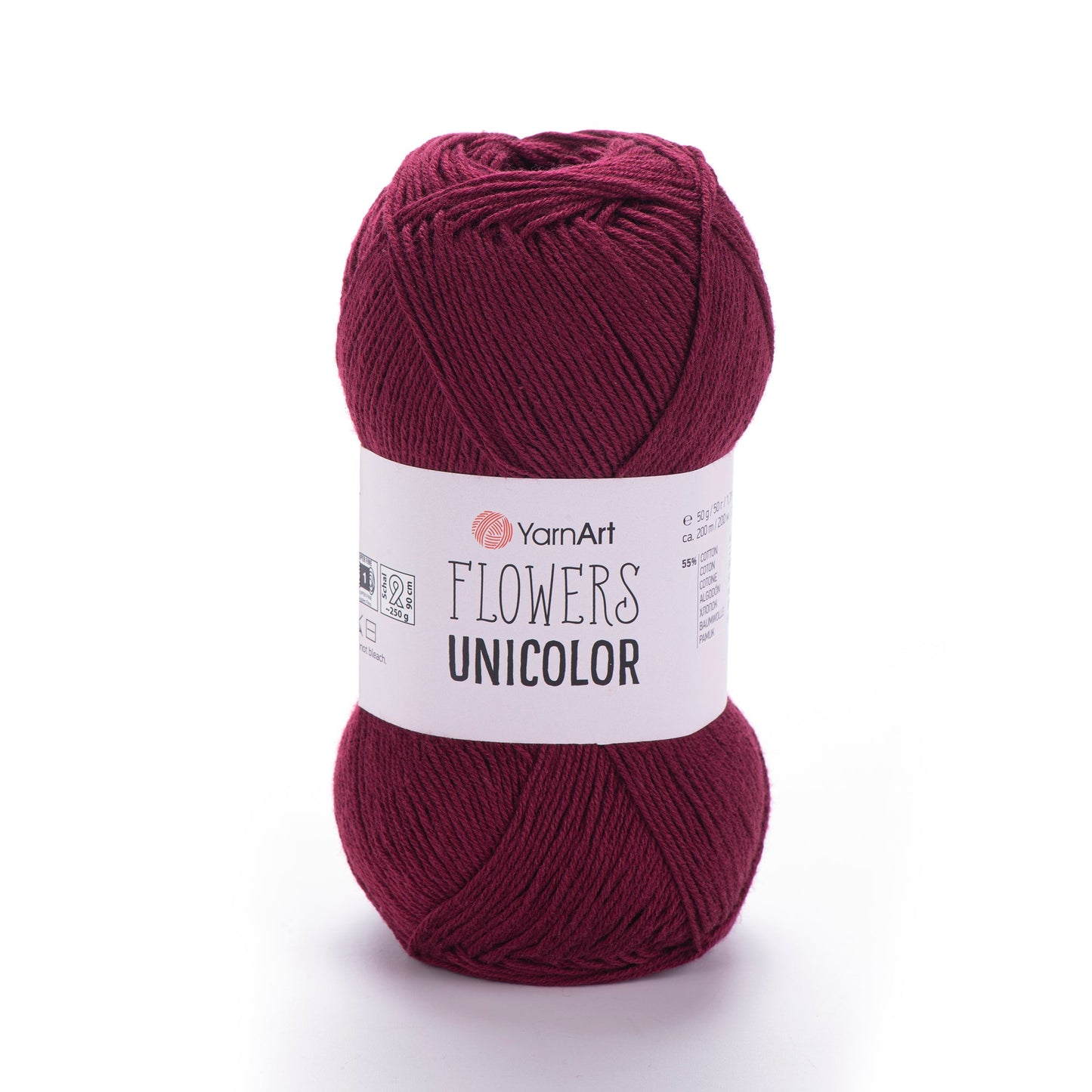 Attēls ar Dzijas YarnArt Flowers unicolor - 50g / 200m – pieejams Šarlotes audumi