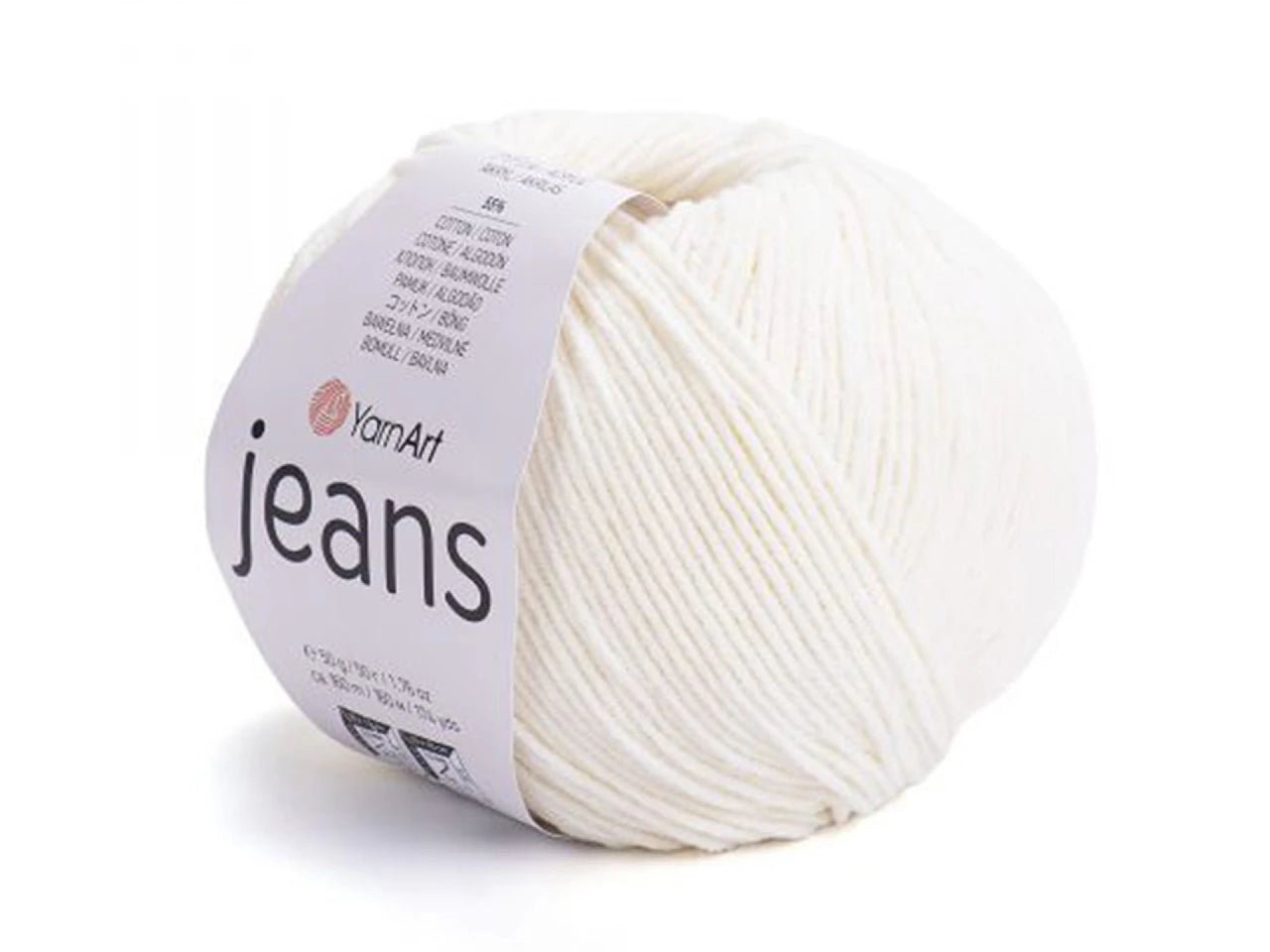 Attēls ar Dzijas YarnArt Jeans - 50g / 160m – pieejams Šarlotes audumi