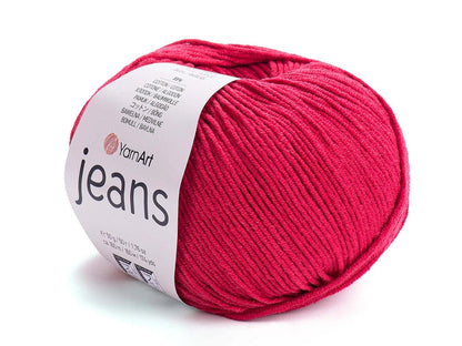 Image de fil YarnArt Jeans - 50g / 160m – disponible chez Šarlotes audumi