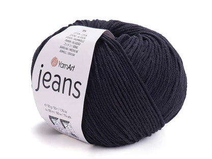 Image de la laine YarnArt Jeans - 50g / 160m – disponible chez Šarlotes audumi