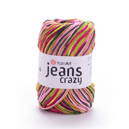 Attēls ar Dzijas YarnArt Jeans Crazy - 50g / 160m – pieejams Šarlotes audumi
