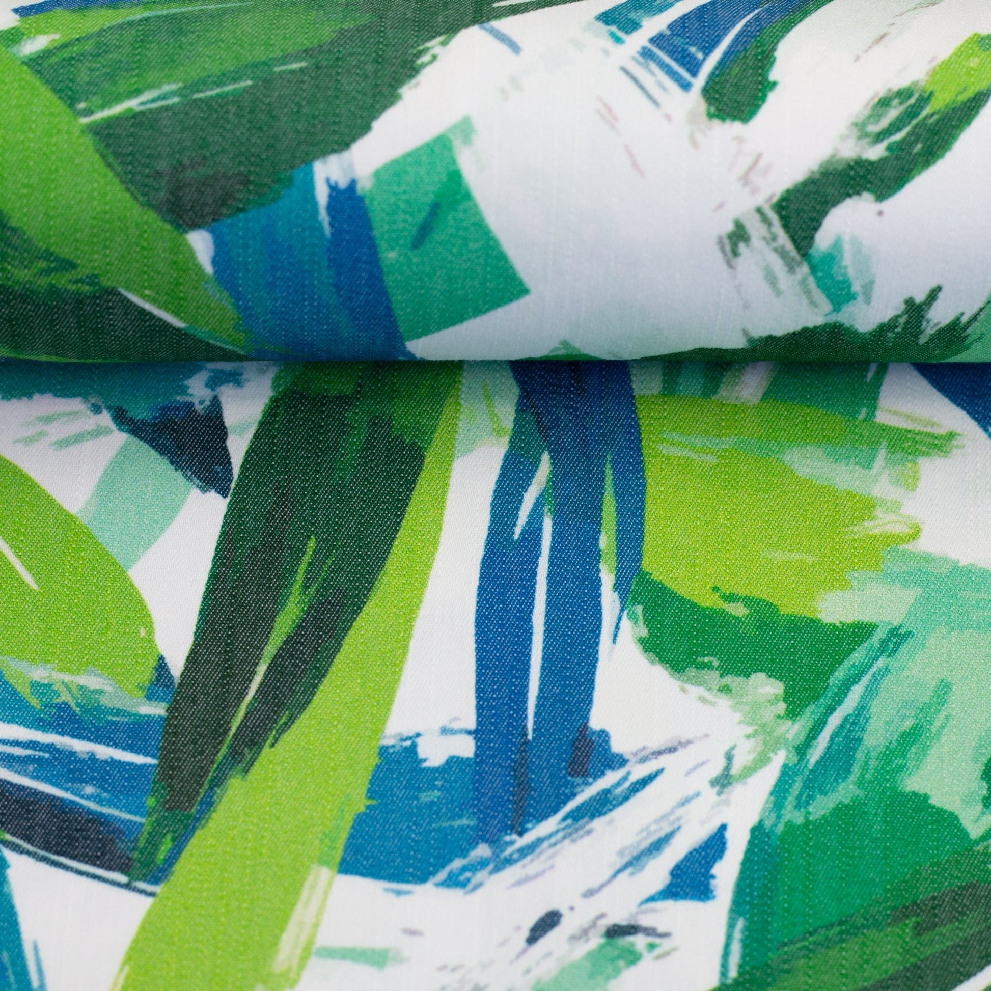 Image of denim fabric - abstract pattern 190 g/m² – available at Charlotte's Fabrics