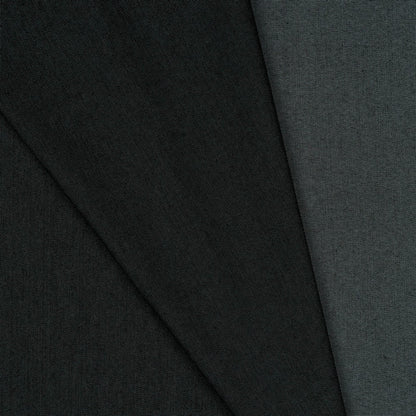 Jeansstoff mit Elasthan, schwarz 200 g/m²