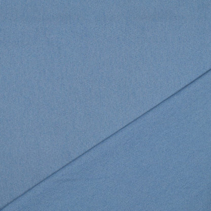 Džinsu audums ar elastānu - zils 270 g/m²