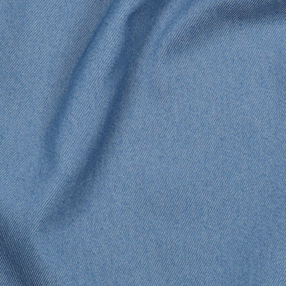 Džinsu audums ar elastānu - zils 270 g/m²